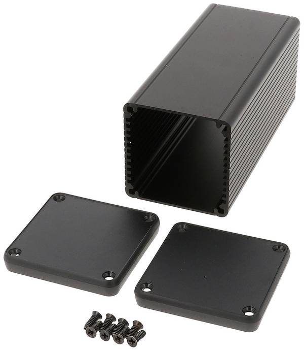 Hammond Electronics 1455CS1202BK (d x š x v) 120 x 54 x 54 mm, hliník, 1 ks