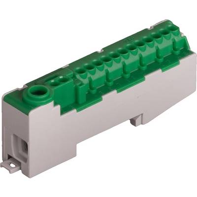 Zeleno-biele elektrické svorkovnicové moduly určené pre aplikácie v oblasti elektrických pripojení.