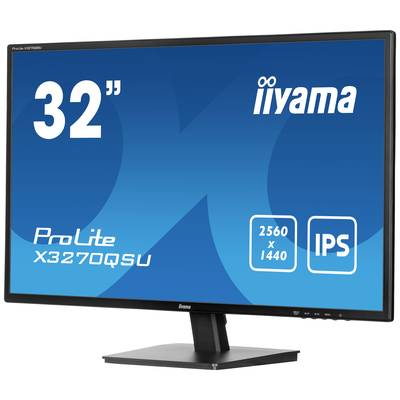 Obraz počítačového monitora '32 palcov', model 'iiyama ProLite X3270QSU', s rozlíšením 2560x1440 a IPS panelom.