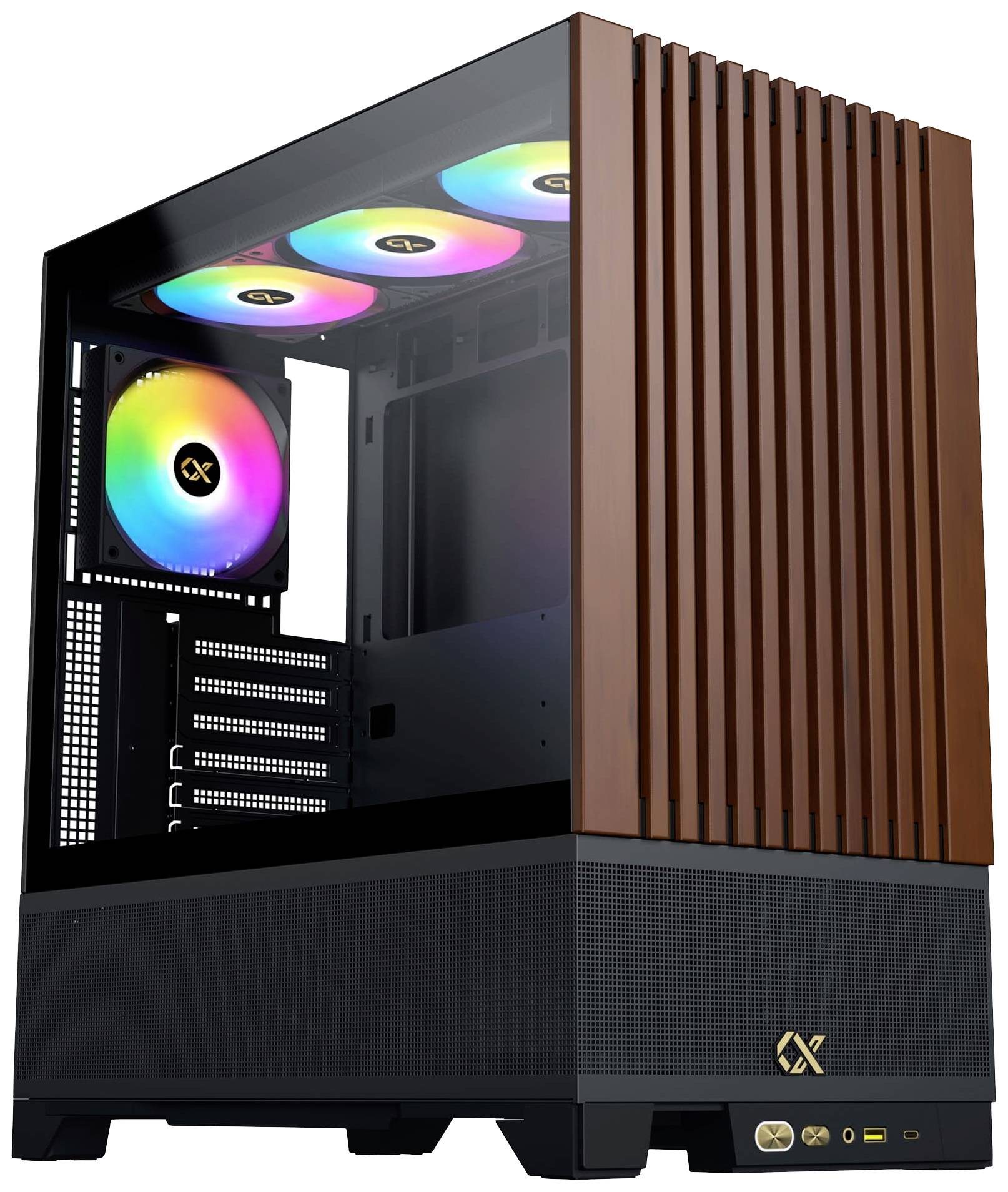 Xigmatek Endorphin WD Midi-Tower PC Case Nero finestra laterale