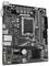 Základná doska od Gigabyte s PCIe zásuvkami, zásuvkami RAM a soklom pre CPU. Navrhnutá pre použitie v stolných počítačoch.