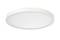 Okrúhle biele stropné svietidlo s jednoduchým, moderným dizajnom, vhodné do obytných priestorov alebo kancelárií.