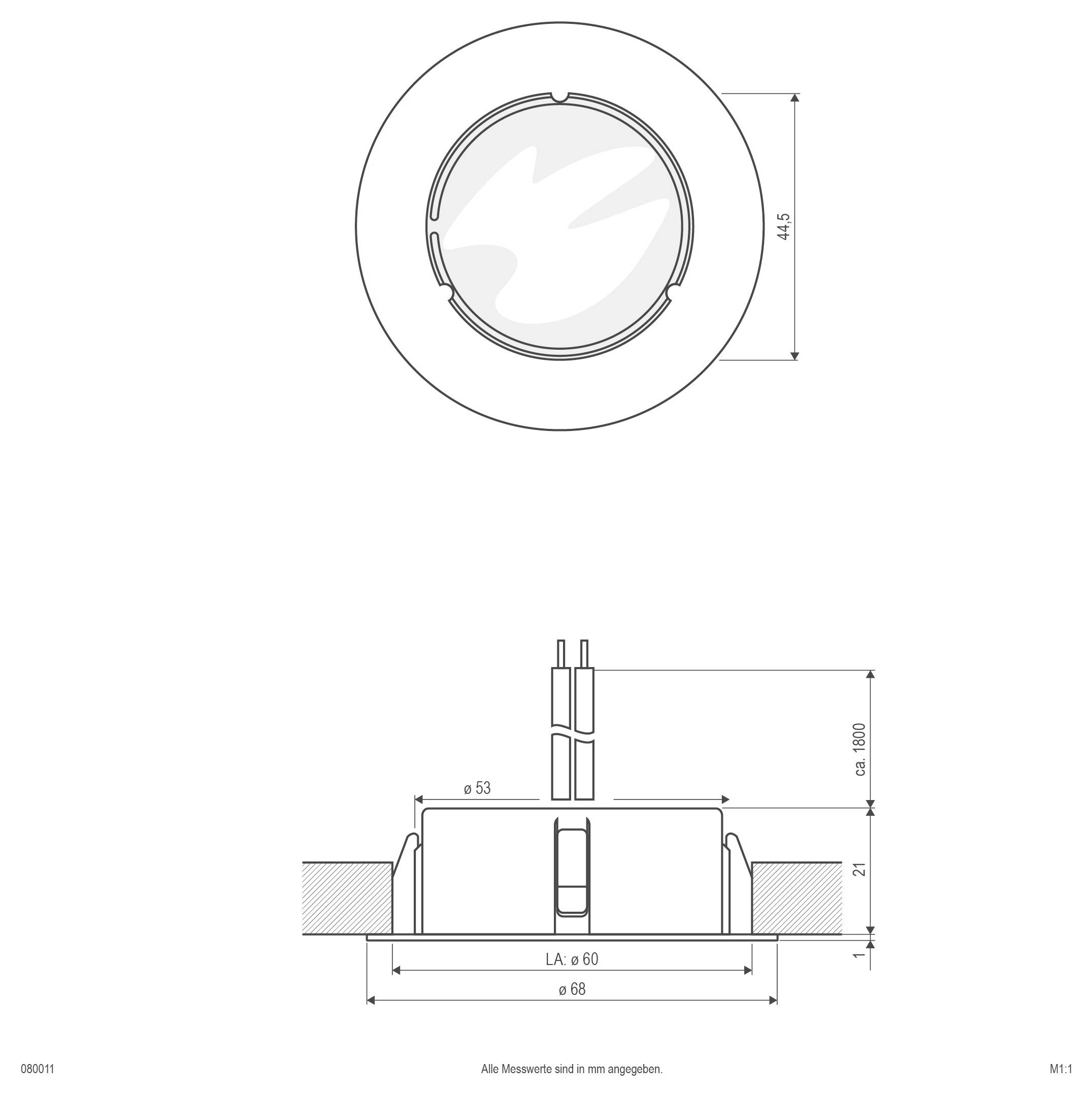 EVN 80011 080011 vstavané svietidlo halogénová žiarovka G4 20 W chróm-2