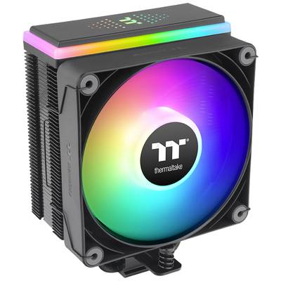 Ventilátor Thermaltake s RGB podsvietením, štvorcového dizajnu. Primárne používaný na chladenie počítača.