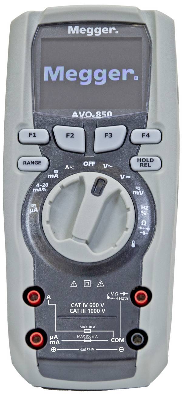 Megger AVO850 digitálne/y ručný multimeter, CAT III 1000 V, CAT IV 600 V, Displej (counts): 50000