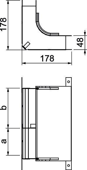 OBO Bettermann 7400641 Boog (b x h) 250.00 mm x 48.00 mm 1 stuk(s)