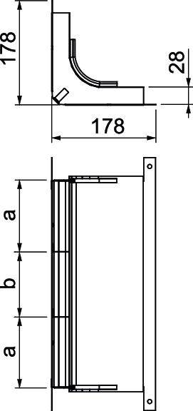 OBO Bettermann 7400657 Boog (b x h) 350.00 mm x 28.00 mm 1 stuk(s)