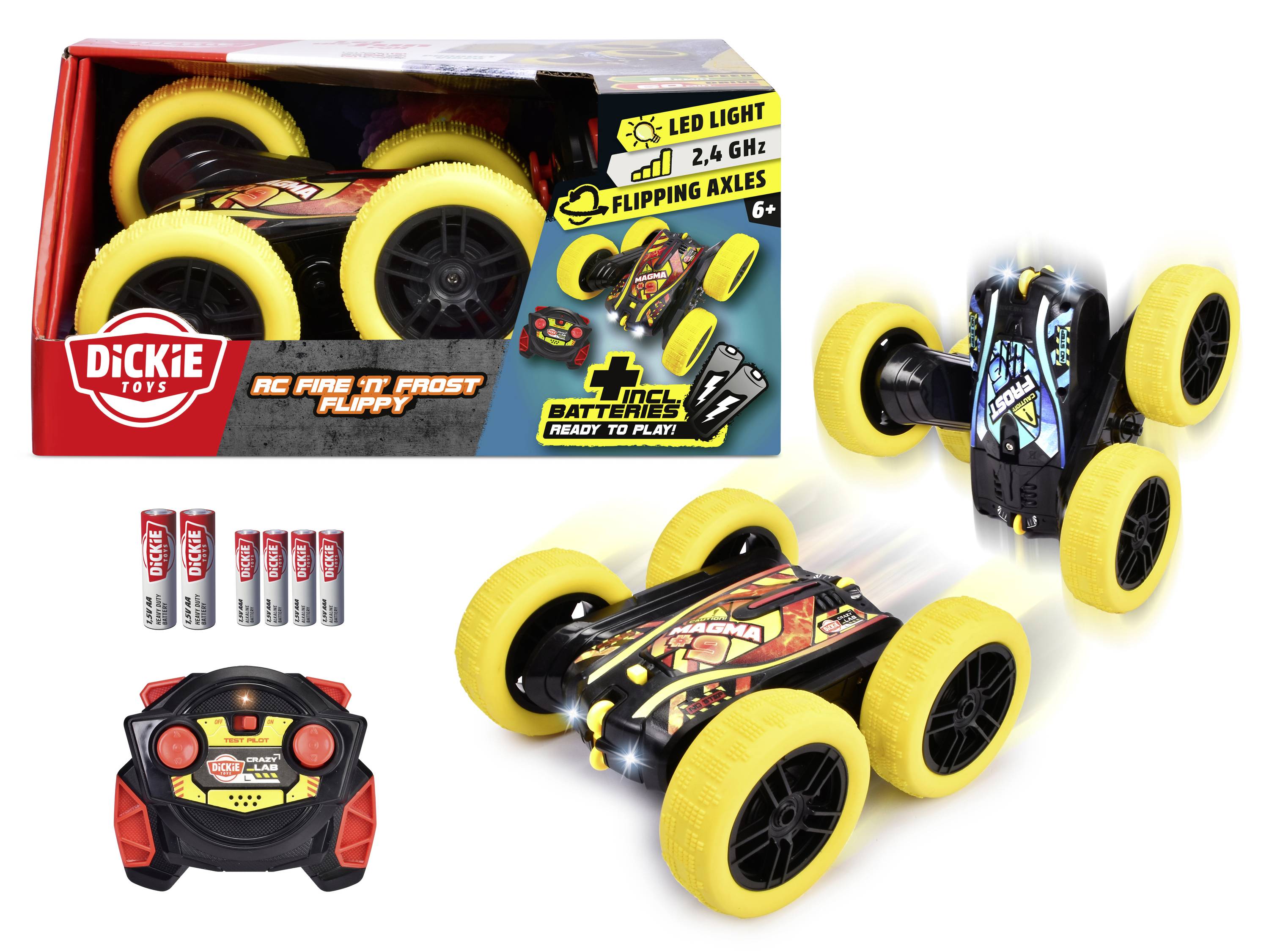 Dickie Toys Fire n Frost Flippy 1:28 RC Buggy 2