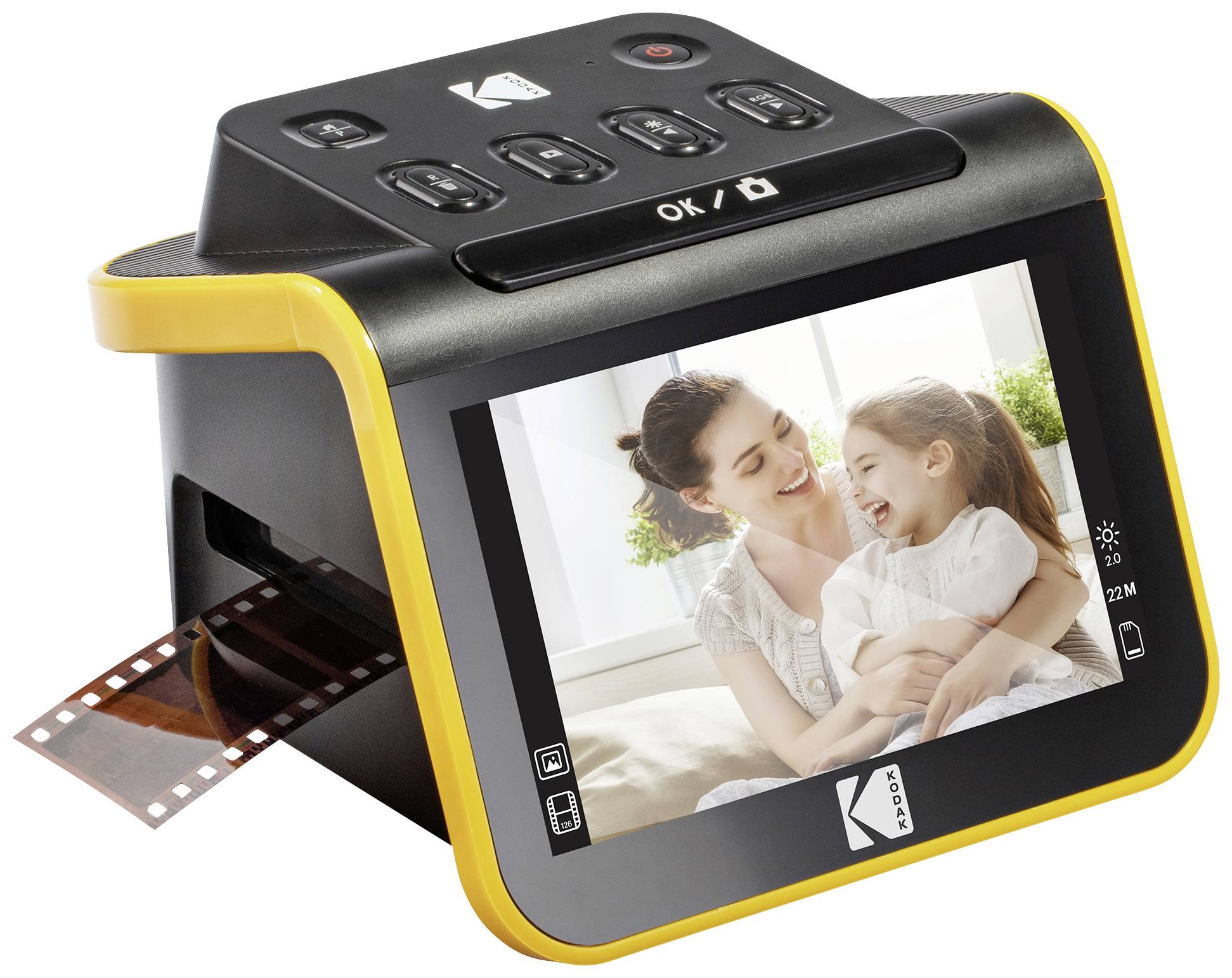 Kodak Slide N SCAN Scanner per diapositive, Scanner per negativi 4320 x 3252 Display, Alimentazione via USB
