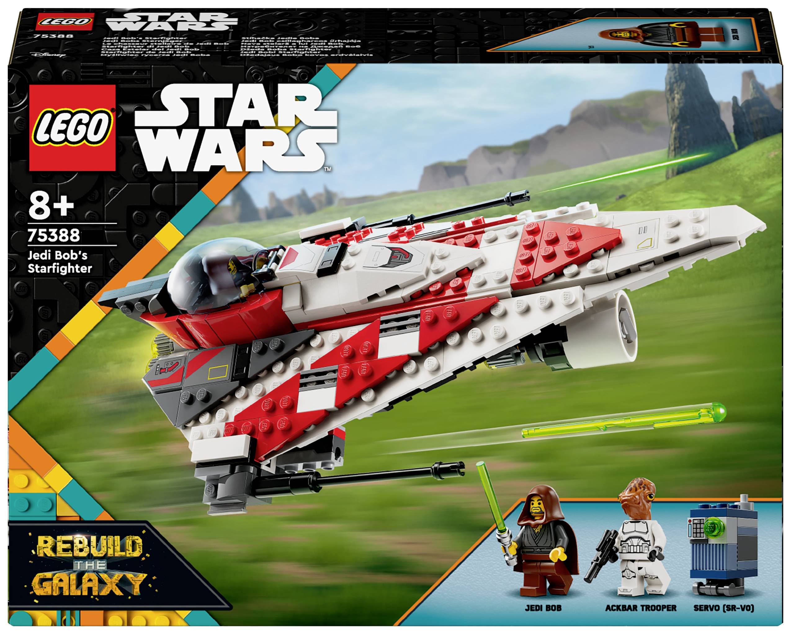 Lego Star Wars Jedi Bobs starfighter 75388 2