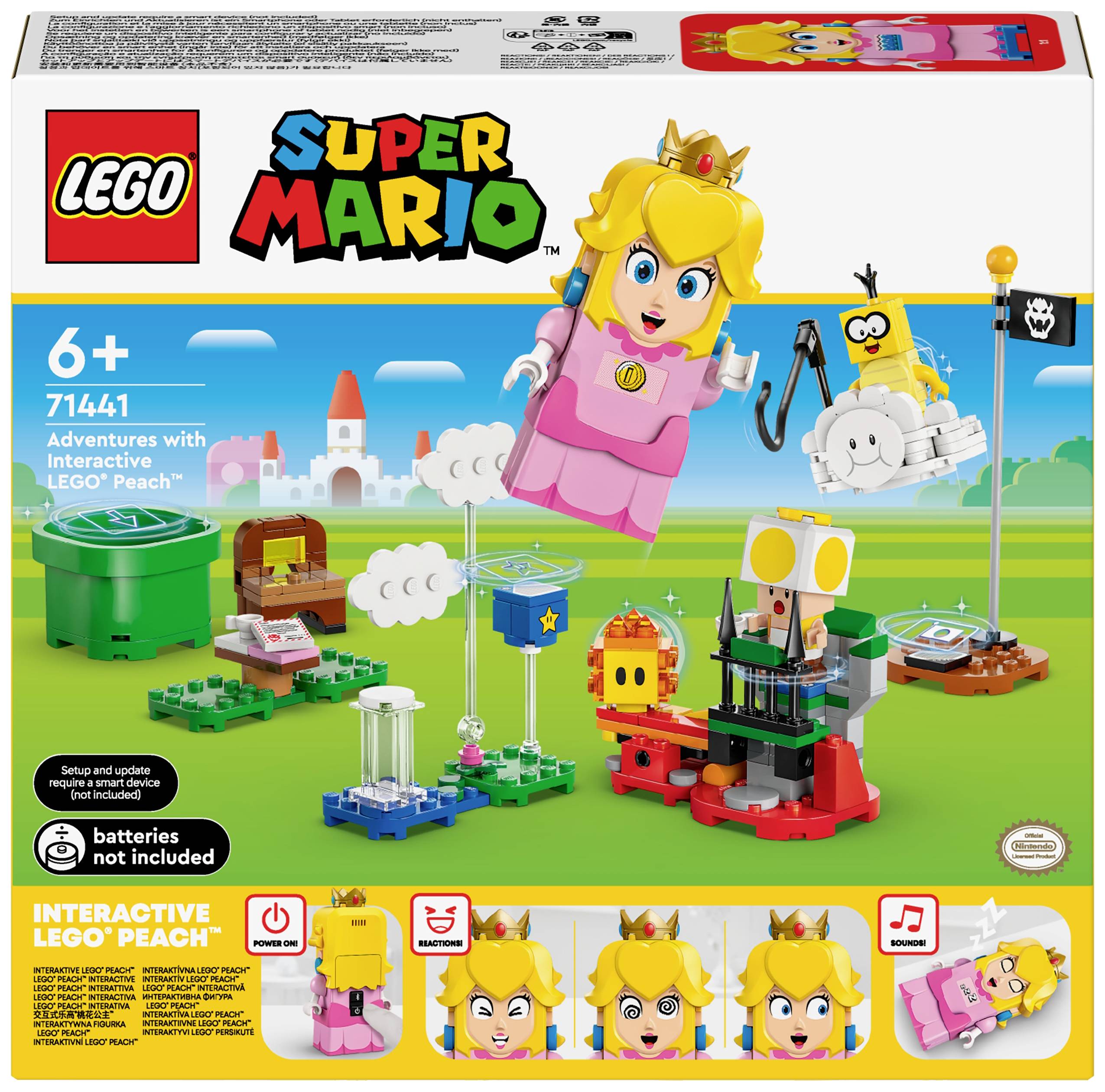 Super Mario På eventyr med interaktive LEGO Peach 71441 3