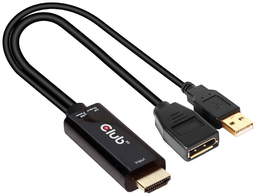 Adaptérový kábel HDMI na USB-C s dvoma konektormi, vhodný na prepojenie zariadení s HDMI s USB-C kompatibilnými zariadeniami.