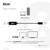 Diagram adaptéra HDMI na USB-C zobrazuje pripojenie HDMI zdroja k zariadeniu USB-C, podporuje 'DP™ 1.2', vyžaduje kompatibilný displej.