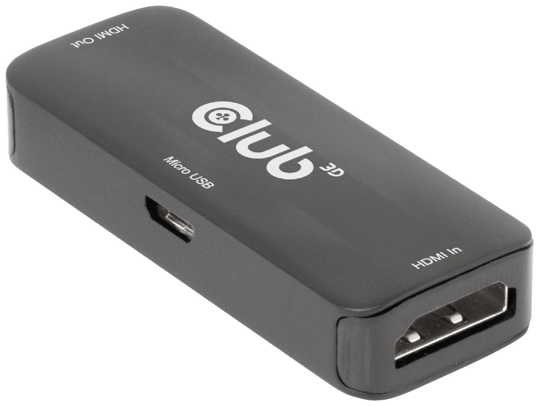 Adaptér z 'HDMI vstup' na 'VGA výstup' s 'Micro USB' pripojením.