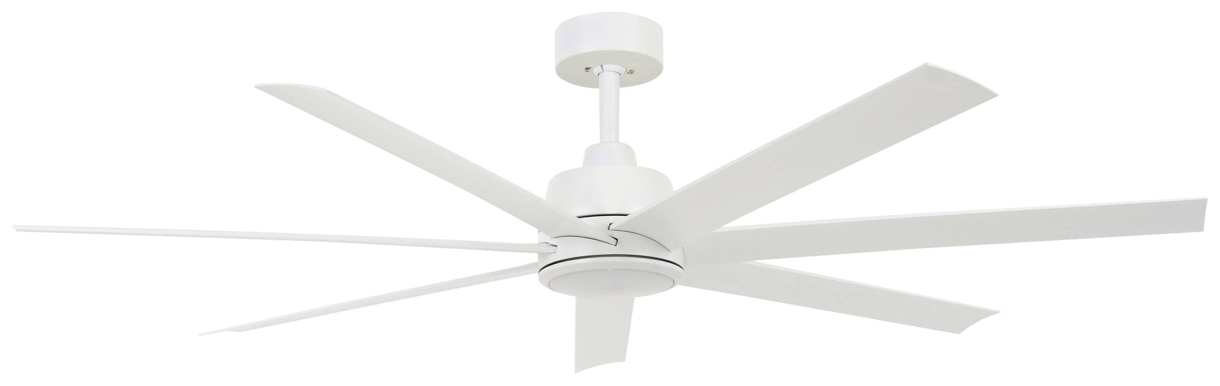 Lucci AIR Atlanta Ventilatore da soffitto 52 W (Ø x A) 142 cm x 35 cm Bianco con telecomando