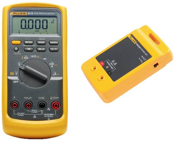 Fluke FLK-87V-EUR/PRV240 digitálne/y ručný multimeter, CAT III 1000 V, CAT IV 600 V, Displej (counts): 20000