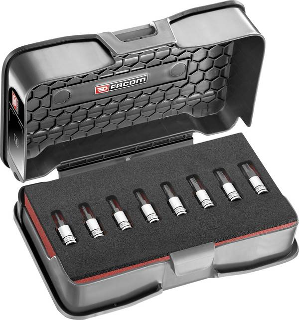 Facom Bit-Set 1/4 Zoll 8-tlg. RTM.J8MGRPPB sada bitov, 8-dielna, 1/4" (6,3 mm), 1/4" (6,3 mm)