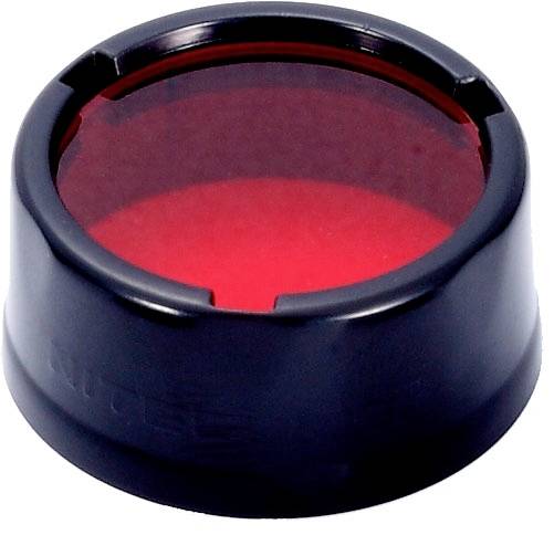 NiteCore NC-NFR-32 Filtro colore P20, P20UV, P26, R25, MH20, MH20GT, Mh23, I4000R, P22R Rosso