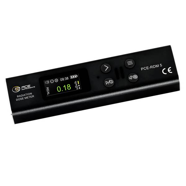 PCE Instruments PCE-RDM 5 Geigerove - Müllerov detektor radiácie, žiarenie gama, röntgenové, beta