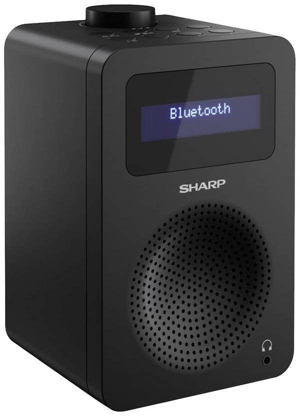 Sharp DR-430 DR-430BK stolný rádio, DAB+, DAB, FM, Bluetooth, čierna