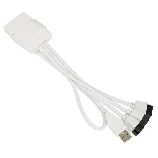 Lian Li Lian Li PW-U2TPAW USB Hub - weiß USB adaptér  viacfarebná