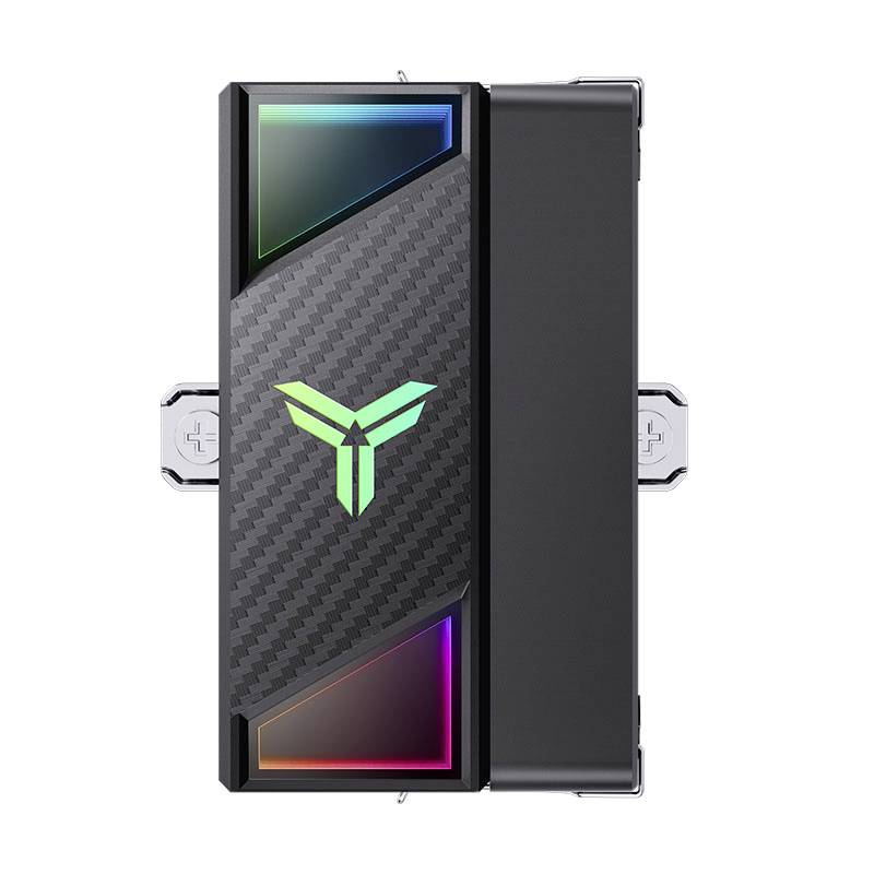 Futuristický USB kľúč s LED podsvietením a moderným dizajnom.