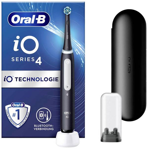 Oral-B iO Series 4 elektrická kefka na zuby, rotačná / oscilačná, čierna, 141502