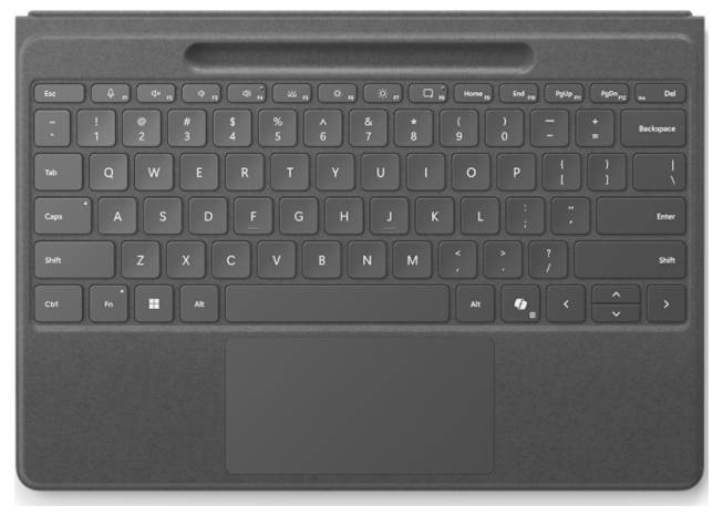 Microsoft Srfc Pro FlexKB SC DE/AT Black Tastiera per tablet Adatto per il marchio (tavoletta): Microsoft
