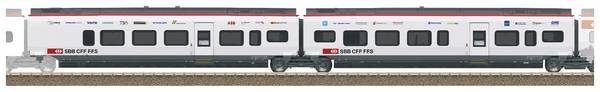 TRIX H0 23285 H0 doplnková automobilová súprava 2 pre RABe 501 Giruno SBB