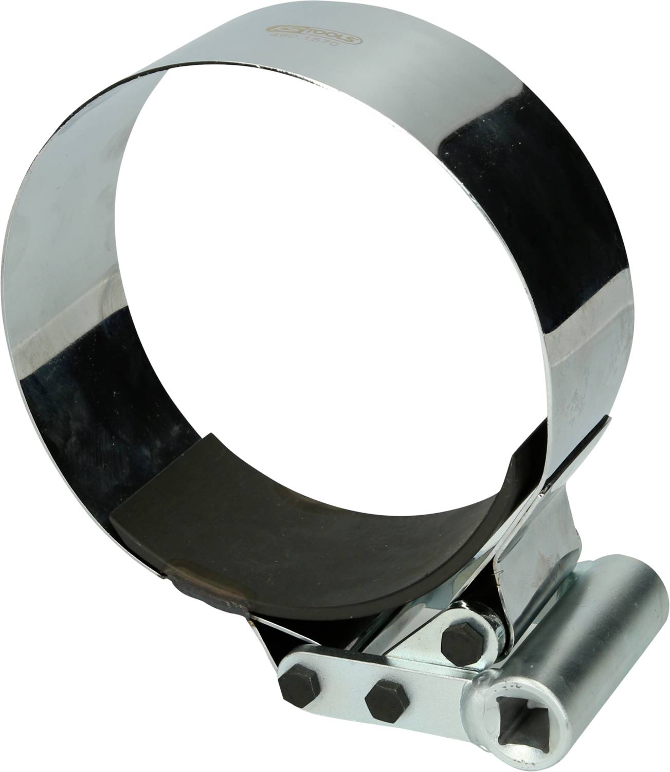 KS Tools 460.1570 Chiave a nastro in acciaio per filtro da 1/2, Ø 125-140 mm