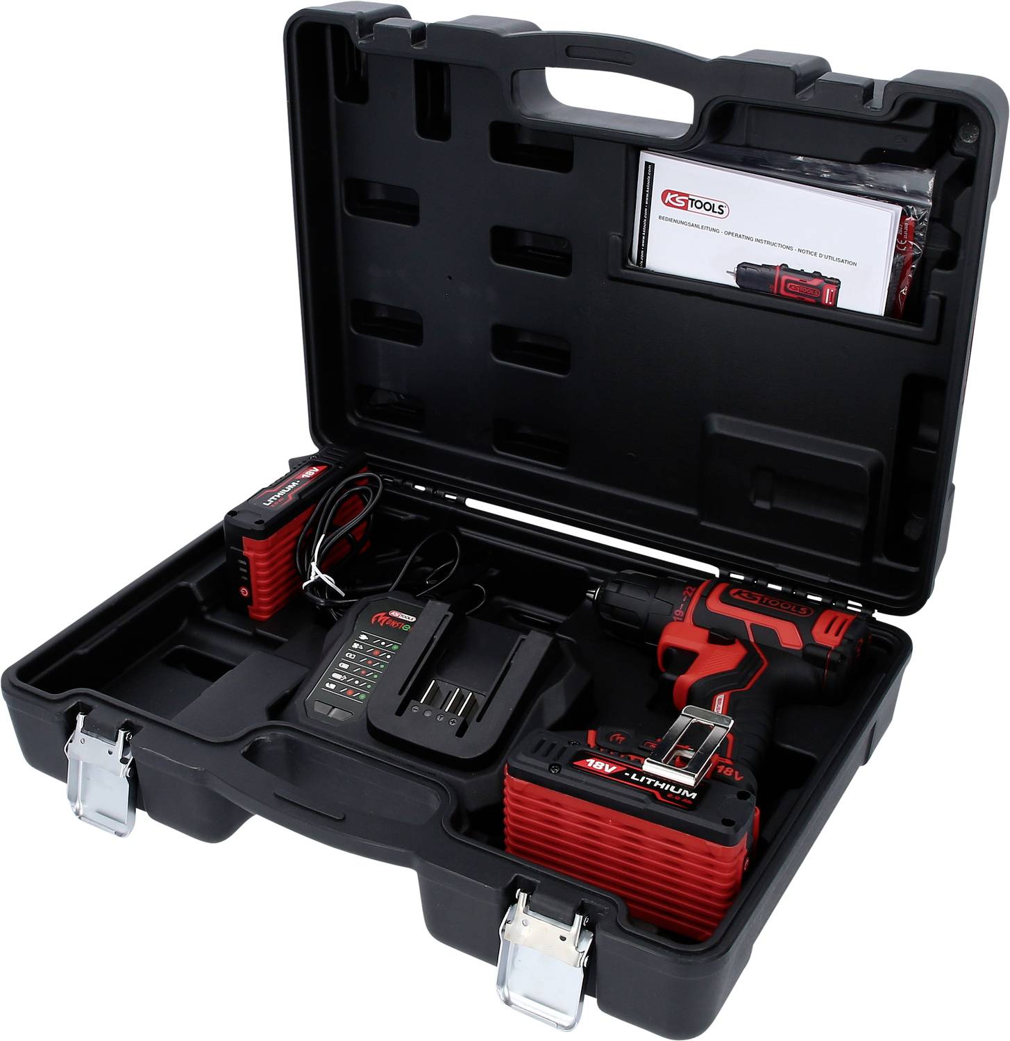 KS Tools 515.6400 Borrskruvdragare batteri 18 V 2 Ah Li-Ion