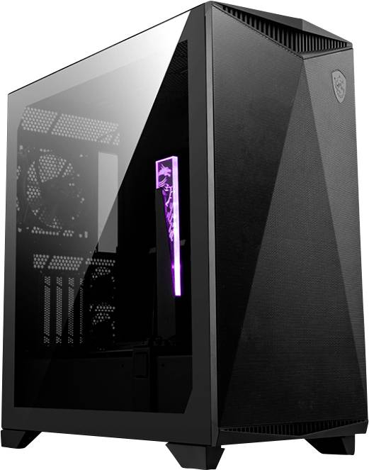 MSI MPG GUNGNIR 300P AIRFLOW Midi-Tower PC Case Nero 3 ventole pre-montate, 1 ventola pre-montata, filtro per la polvere, finestra laterale