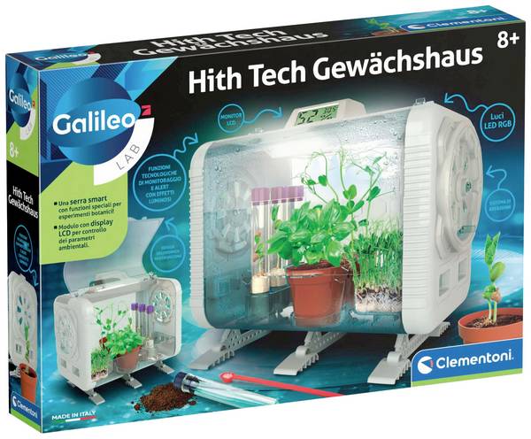 Clementoni 59406 Galileo High Tech Gewächshaus experimentálny box od 8 rokov Box