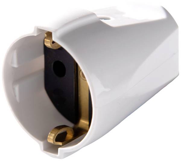 Martin Kaiser 544oT/kws prepojka SchuKo polypropylen 250 V biele vápno IP20