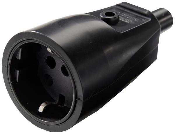 Martin Kaiser 551/sw prepojka SchuKo PVC  250 V čierna IP20