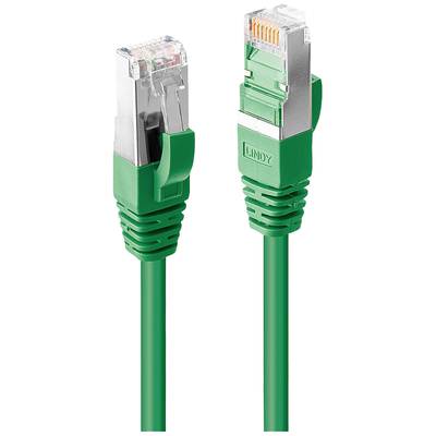 Dva zelené sieťové káble s RJ45 konektormi pre ethernetové pripojenia. Pravý konektor má viditeľný kovový kryt.