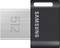 USB kľúč od Samsungu s kapacitou 512 GB, striebornej a čiernej farby, kompaktný dizajn, výrazné logo na čiernej strane.