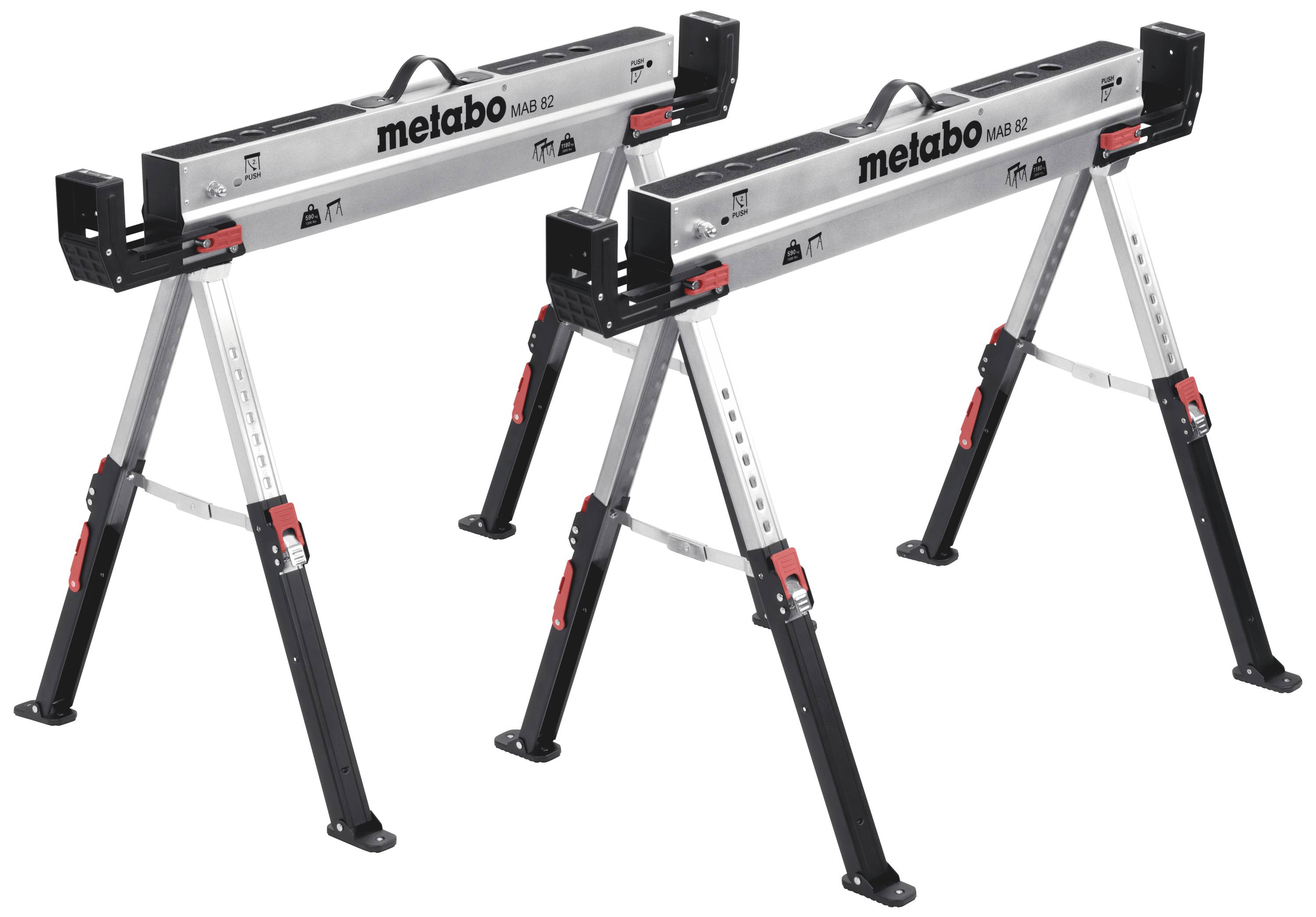 Metabo MAB 82, 626990000, Pracovný stojan, 590 kg, 10.2 kg, 2 ks