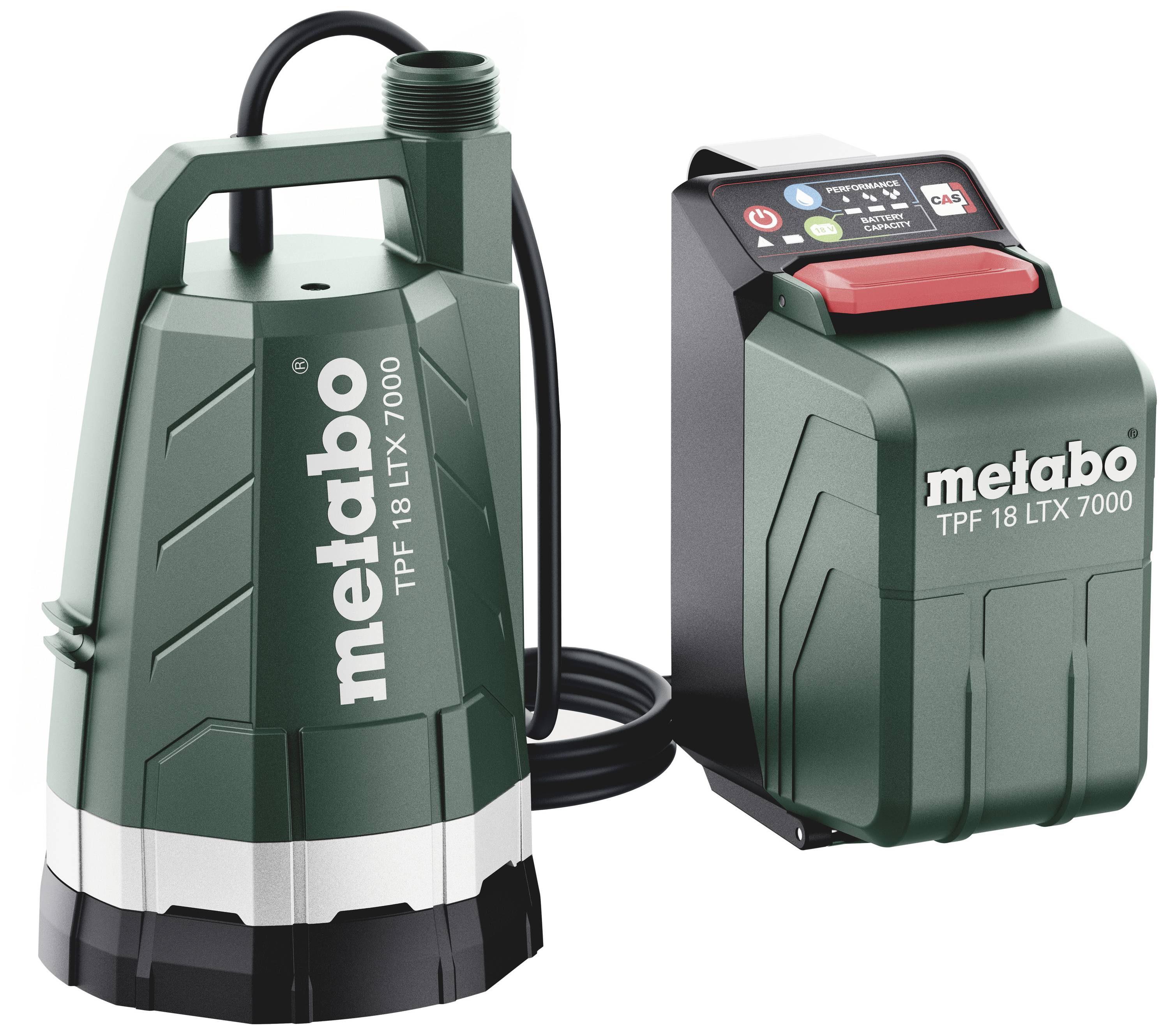 Metabo TPF 18 LTX 7000  Akku 601748850 Pompa a immersione 7000 l/h 9 m