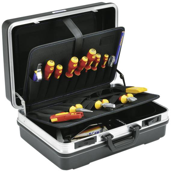 Klauke KL855B22 KL855B22 Elektriker Verktygsväska med utrustning (L x B x H) 490 x 365 x 188 mm