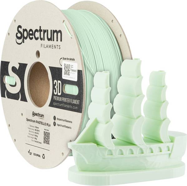 Spectrum Filaments 80707 Pastello PLA vlákno pre 3D tlačiarne PLA plast  matná 1.75 mm 1000 g koktailová zelená, zelená, pastelová  1 ks