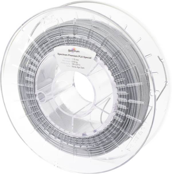 Spectrum Filaments 80167 PLA Stone vlákno pre 3D tlačiarne PLA plast   1.75 mm 500 g tmavý mramor, kamenná StoneFil 1 ks