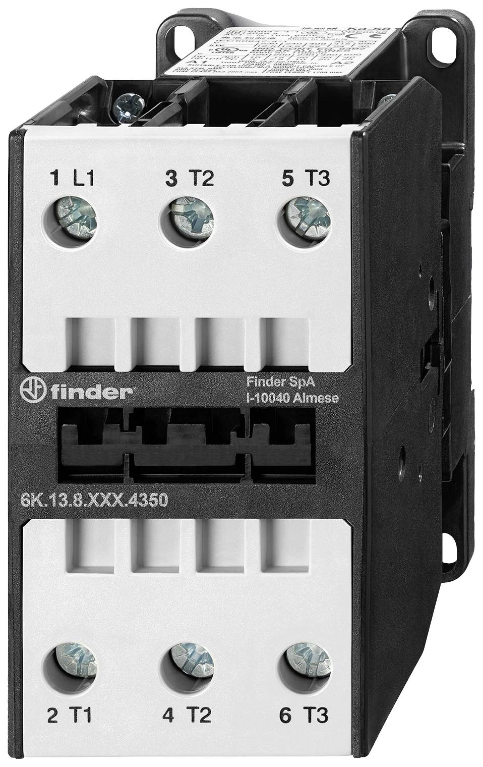 Finder 6K.13.8.024.4350 Relè industriale 3 NA 22 kW 24 V/AC 50 A 1 pz.