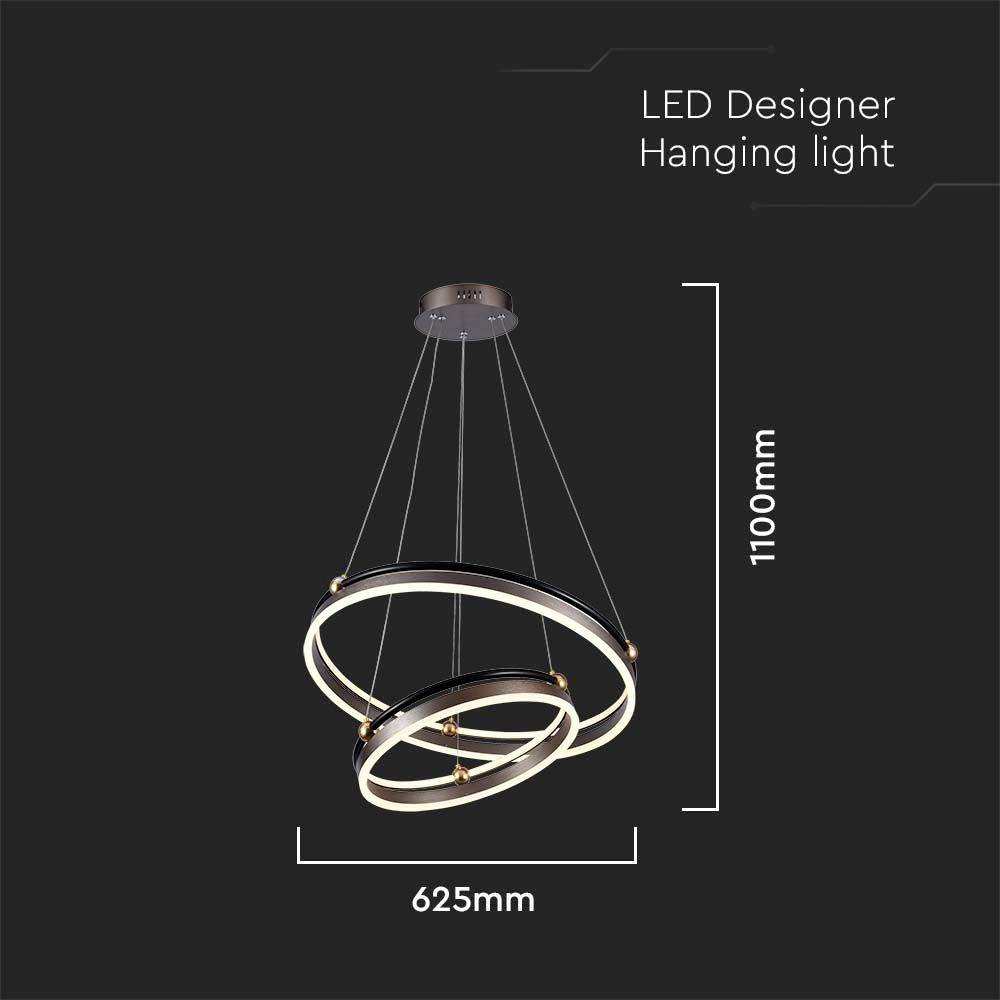 V-TAC VT-7578 23096 LED závesné osvetlenie LED En.trieda 2021: E (A - G) 50 W biela-4