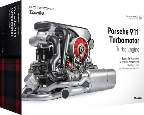 FRANZIS Porsche 911 Turbomotor 67250-6 stavebnica od 14 rokov