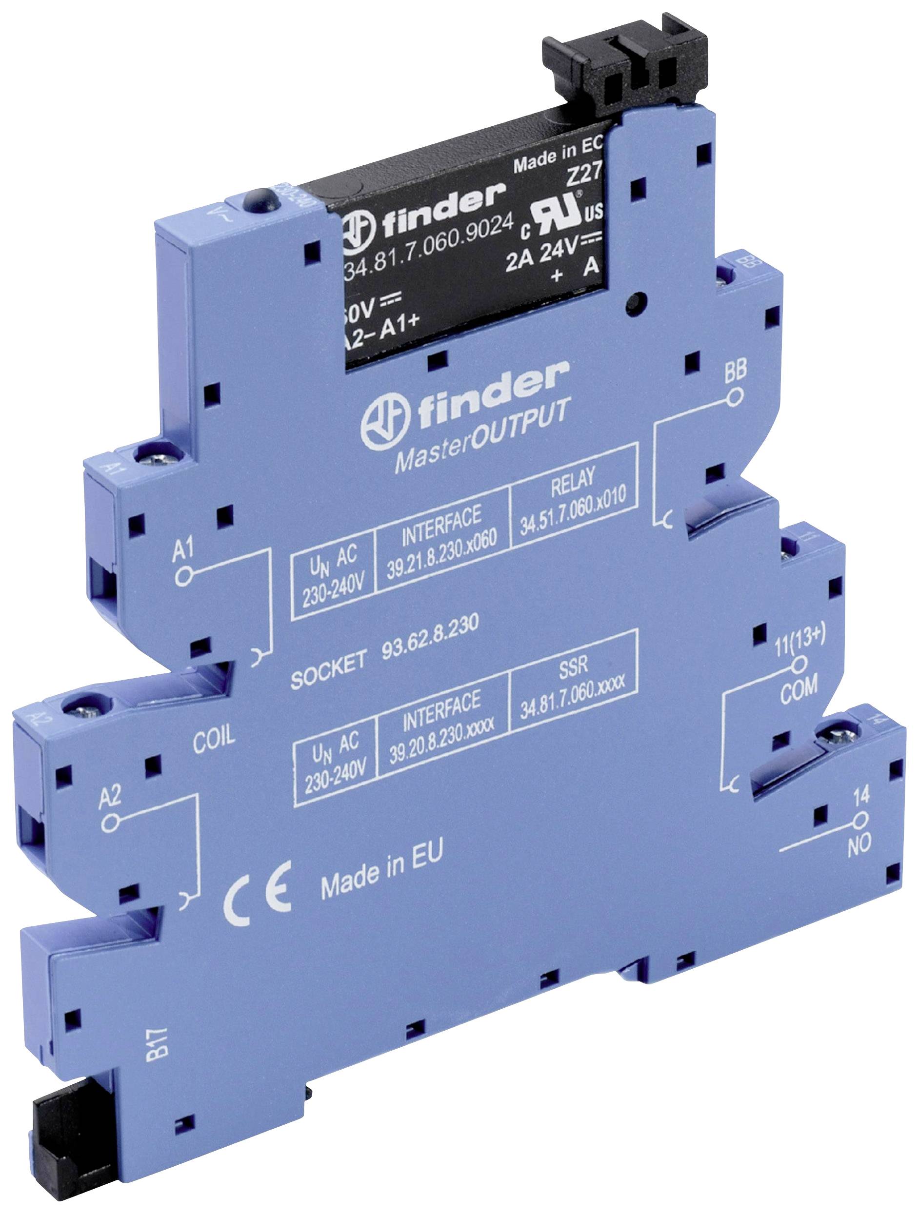 Finder 39.20.7.024.8240 Relè di accoppiamento 1 pz.