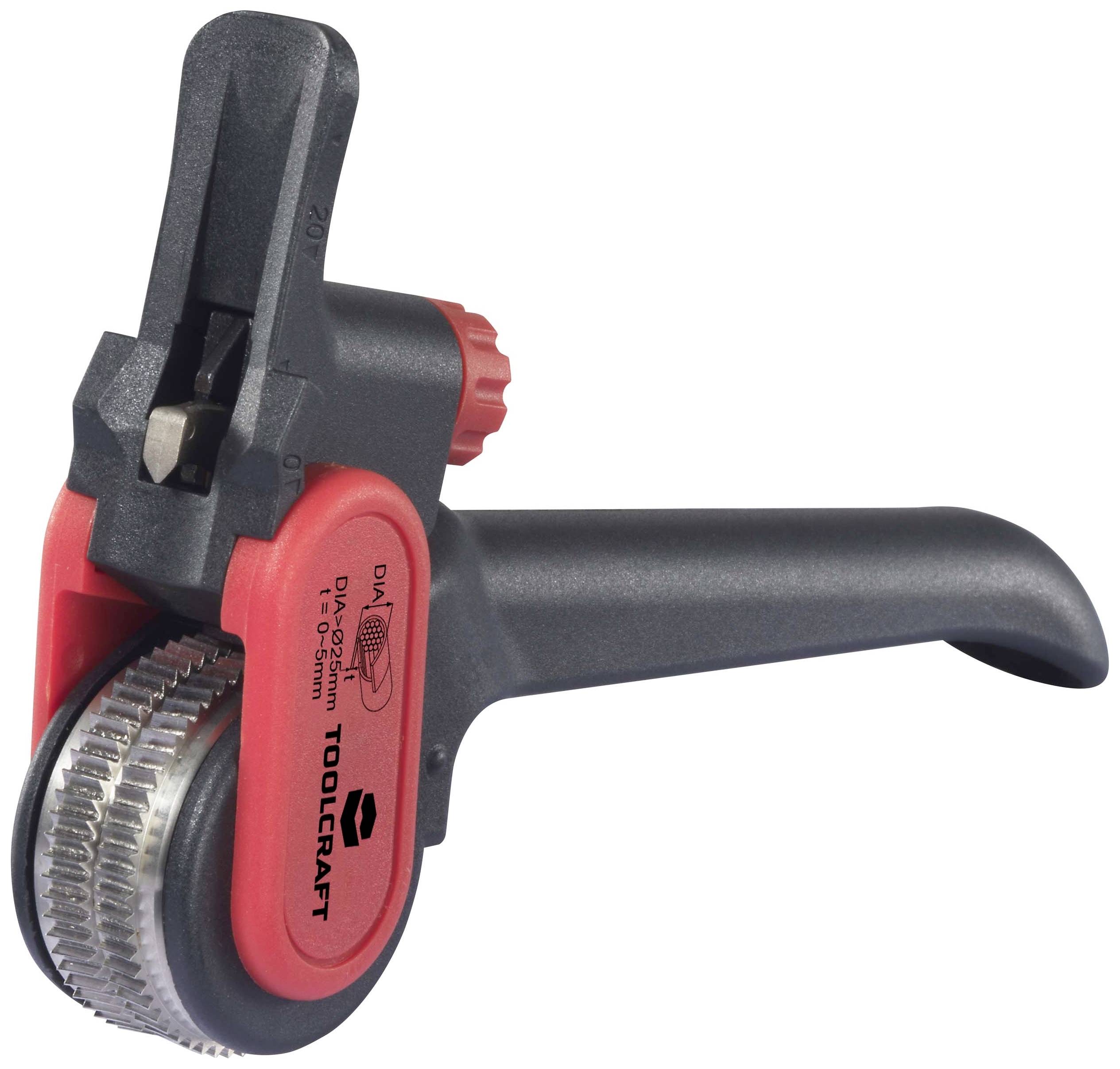 TOOLCRAFT TO-9658965 Ratel-kabelsnijder 25 mm afbeelding