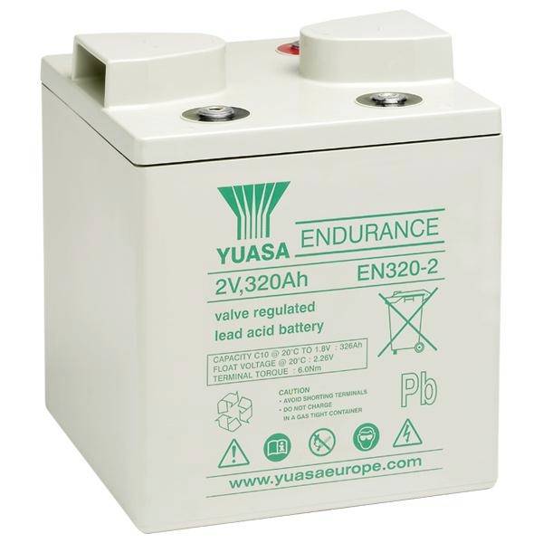 Yuasa  EN320-2FR olovený akumulátor 2 V 320 Ah olovený so skleneným rúnom (š x v x h) 206 x 240 x 210 mm  nebadateľné vybíjanie