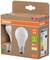 Obrázok znázorňuje balenie LED žiarovky od OSRAM, 470 lm, 2,2W, ekvivalentné 40W, teplá biela, trieda energetickej účinnosti A.