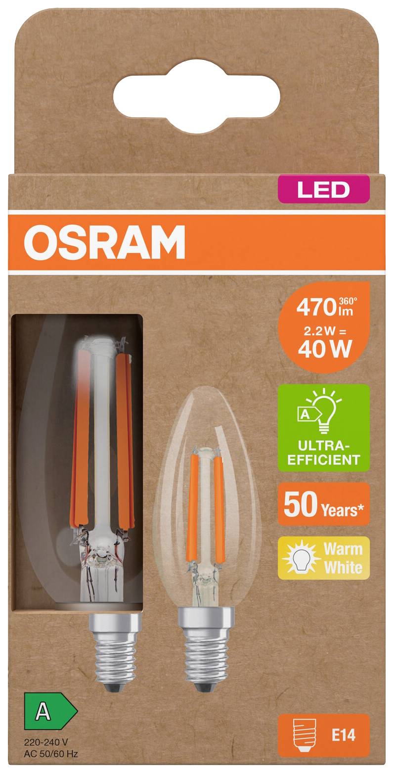 Táto LED lampa OSRAM ponúka 470 lúmenov, nahrádza 40W žiarovku, je energeticky úsporná (trieda A) a má teplú, bielu farbu svetla.